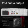 Podofo 1DIN Bluetooth Autoradio MP3 Speler – FM Radio, USB, AUX & TF Kaart met Afstandsbediening