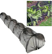 Tunnel de jardin en filet anti-insectes 300 x 45 x 45 cm – Protection en maille noire pour légumes