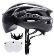 🚴 Casque de vélo LOCLE avec lunettes magnétiques – Casque VTT et vélo de route ultraléger avec visière pare-soleil