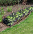 Tunnel de jardin en filet anti-insectes 300 x 45 x 45 cm – Protection en maille noire pour légumes