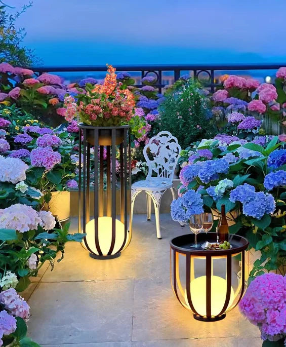 🌿 XMSJ / JYLIGHTING Solar-Pergola-Gartenleuchte – Moderne LED-Außenleuchte IP65 (Edelstahl/Aluminium)