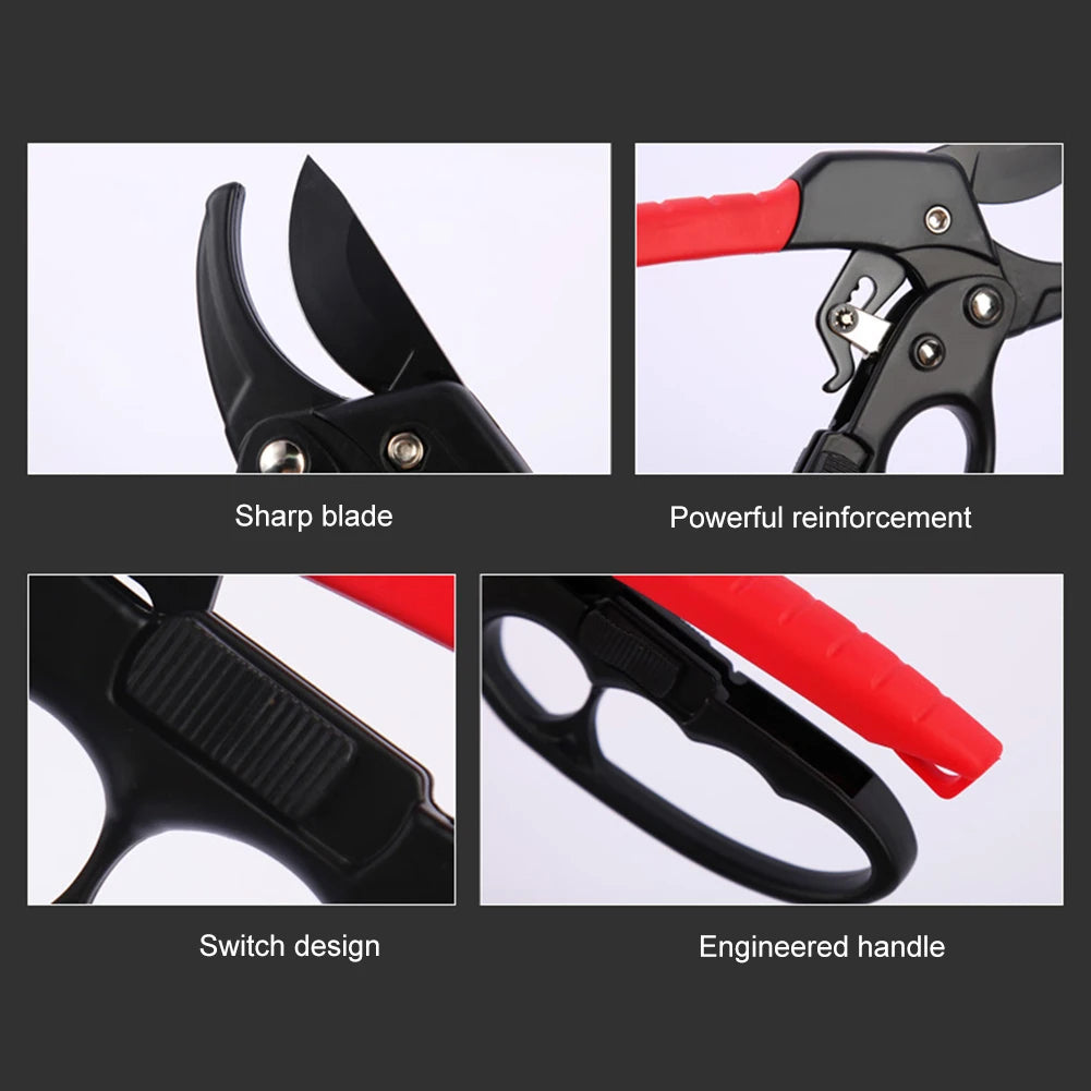 Professionele Snoeischaar – Krachtige Takschaar voor Tuin, Kwekerij & Boomgaard