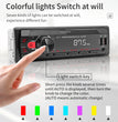 Podofo 1DIN Bluetooth Autoradio MP3 Speler – FM Radio, USB, AUX & TF Kaart met Afstandsbediening