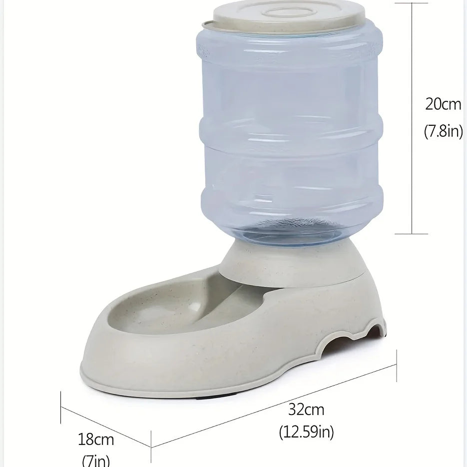 Distributeur automatique d'eau et de nourriture pour chiens et chats – Grande capacité