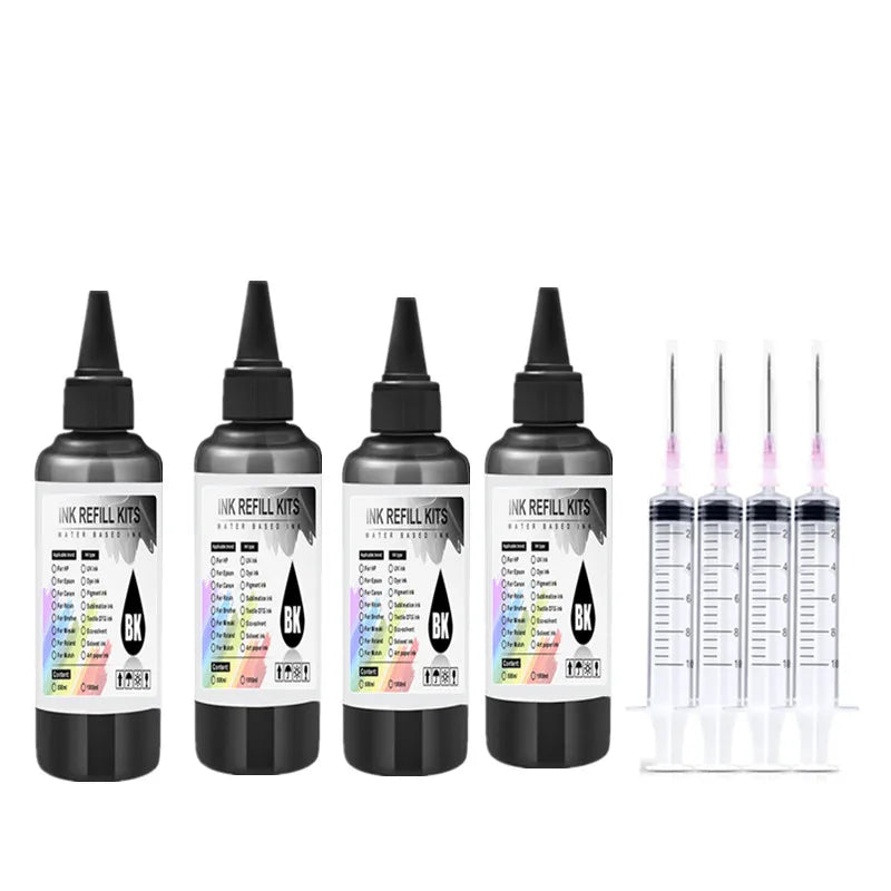 CFINK Ink Refill Kit 100ML – Compatible met 67XL, 65XL, 64XL, 63XL, 62XL, 664XL & Meer