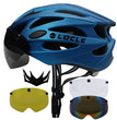 🚴 Casque de vélo LOCLE avec lunettes magnétiques – Casque VTT et vélo de route ultraléger avec visière pare-soleil