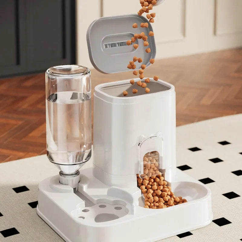 Grote Automatische Voer- en Waterdispenser voor Honden & Katten