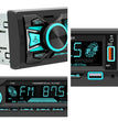 Hippcron 1DIN Bluetooth-Autoradio mit MP3-Player – 4x60W FM-Radio mit USB-, TF- und AUX-Anschluss