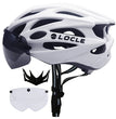 🚴 Casque de vélo LOCLE avec lunettes magnétiques – Casque VTT et vélo de route ultraléger avec visière pare-soleil
