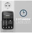 Absina X4 Batterijlader (NiMH / NiCd voor AAA, AA en 9 V-batterijen)