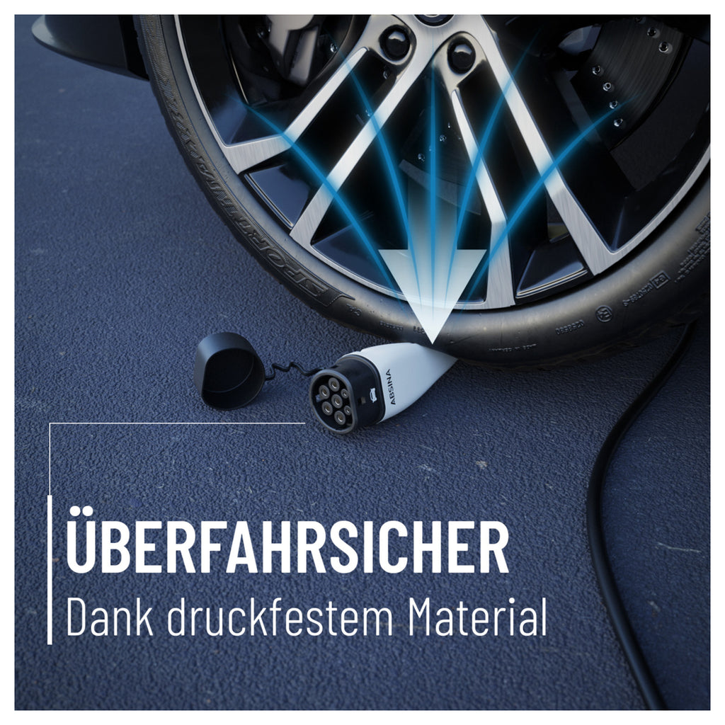 Absina Laadkabel 3m voor E-Autos – 22kW Type 2