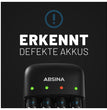 Absina X4 Batterijlader (NiMH / NiCd voor AAA, AA en 9 V-batterijen)