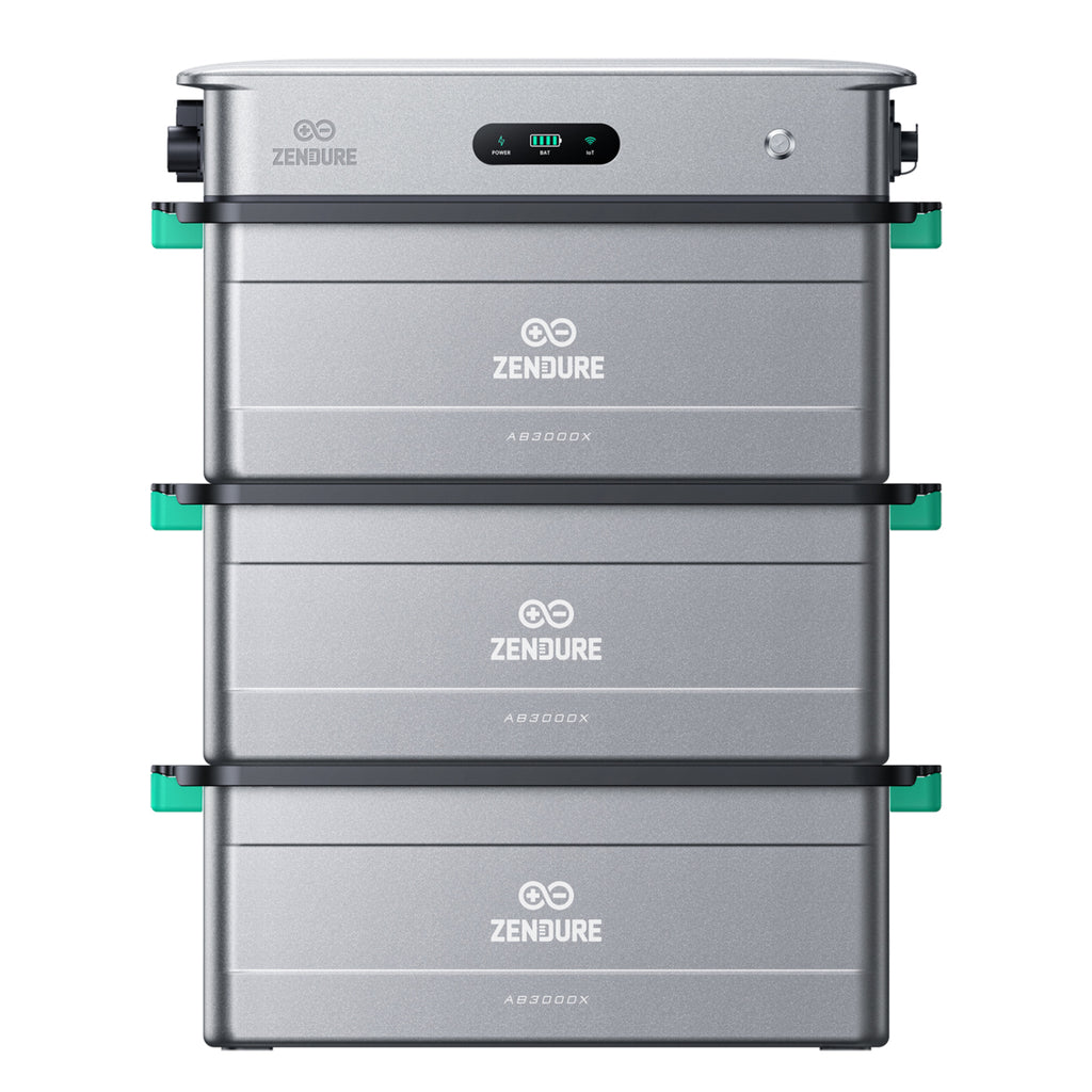 Zendure SolarFlow 2400 AC + AB3000X Slimme Thuisbatterij met Plug & Play