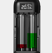 XTAR PB2SL V2 – Chargeur et batterie externe pour batteries Li-ion (18650 / 20700 / 21700) – Noir