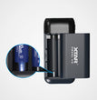 XTAR PB2SL V2 – Chargeur et batterie externe pour batteries Li-ion (18650 / 20700 / 21700) – Noir