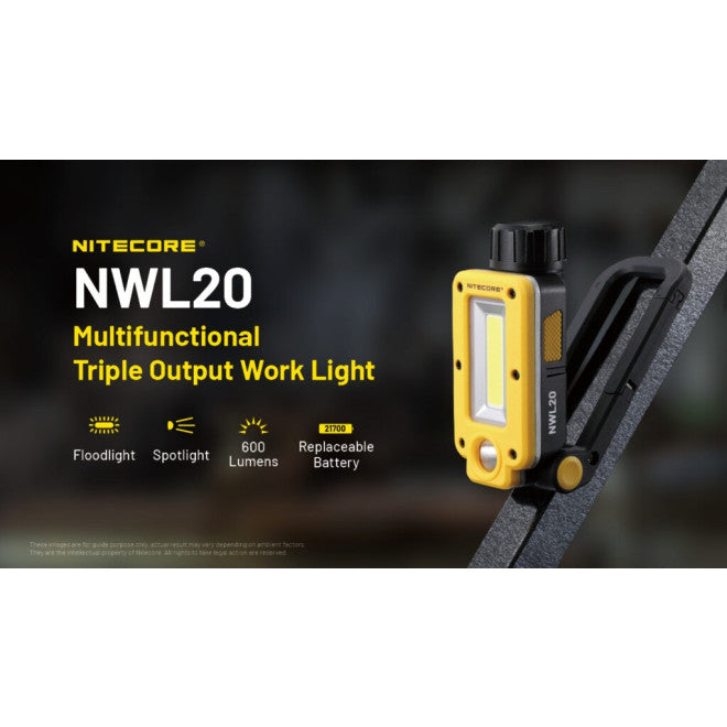 Nitecore NWL20 Werklamp Oplaadbaar