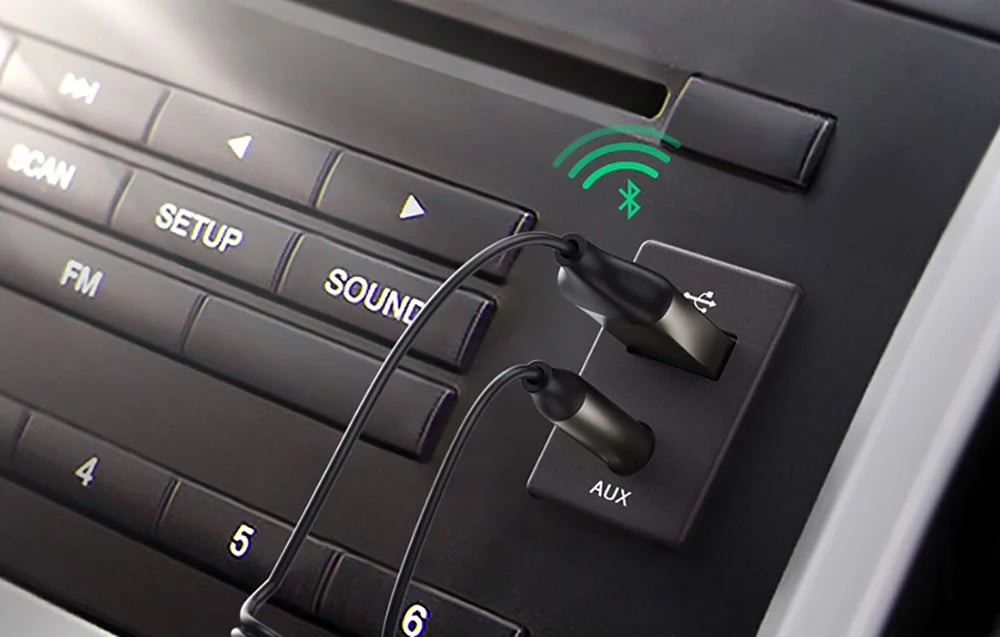 Ugreen - Bluetooth - 5.0 geluidsontvanger USB-kabel audio-adapter AUX-aansluiting zwart - (70601 - CM309)