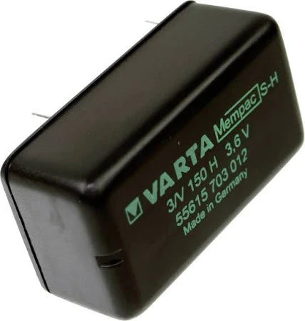 Varta Accu Mempac 1/V150H – NiMH Oplaadbare Batterij met Soldeerpennen (PIN 2/2 ++/--)