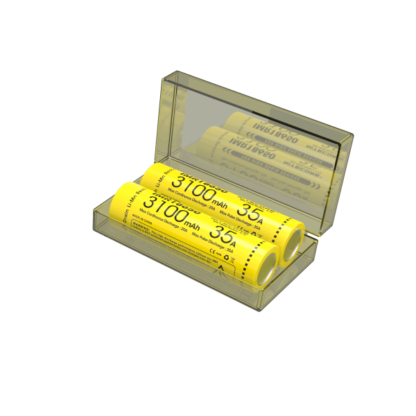 NiteCore IMR18650 Li-Ion 3,7 V 3100 mAh/35A 2er-Pack