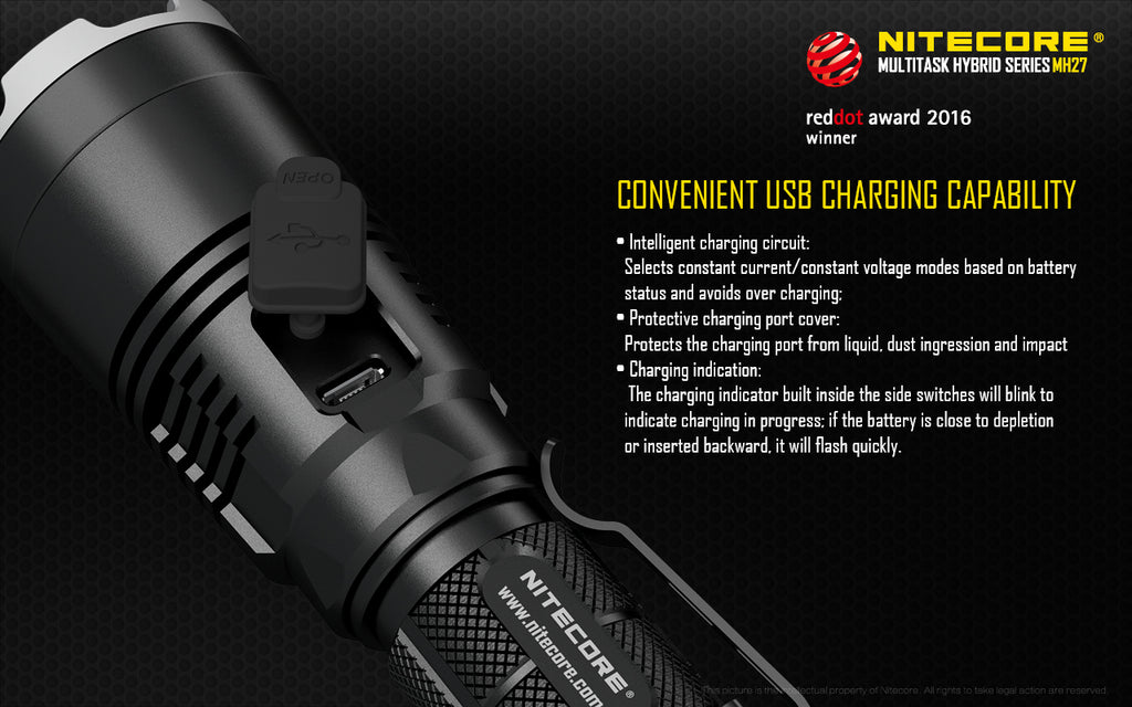 Nitecore MH27 Zaklamp