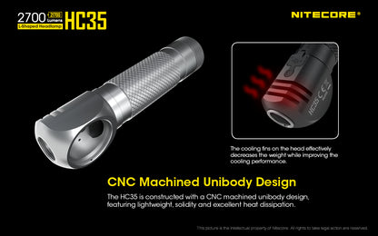 Nitecore HC35 Hoofdlamp Oplaadbaar