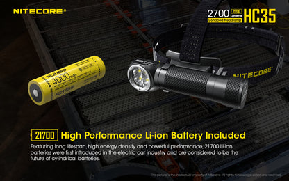 Nitecore HC35 Hoofdlamp Oplaadbaar