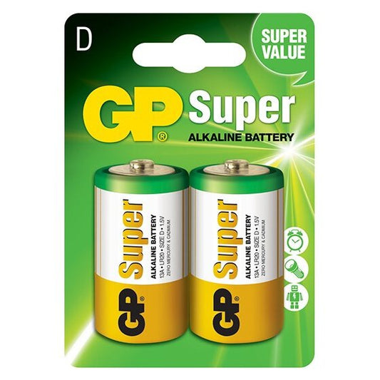 GP D 2 stuks Super Alkaline Batterij