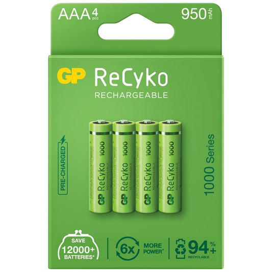 Oplaadbare GP R03/AAA GP ReCyko+ 1000 Series 950mAh