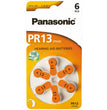 Hörgerätebatterien Panasonic P13 / 10 Blister mit 6