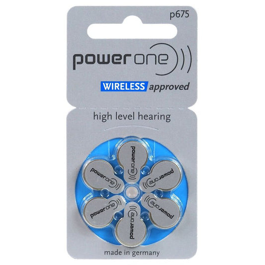 Piles auditives PowerOne P675 / 10 Blisters de 6 