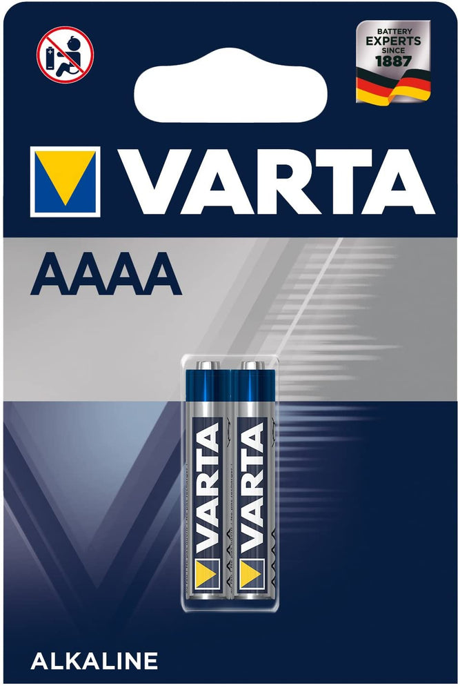 Piles alcalines Varta AAAA 2 pièces 