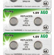Camelion Alkaline Knoopcel Batterij AG0 LR521 1,5V