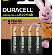 Duracell AA 2500 mAh Oplaadbaar