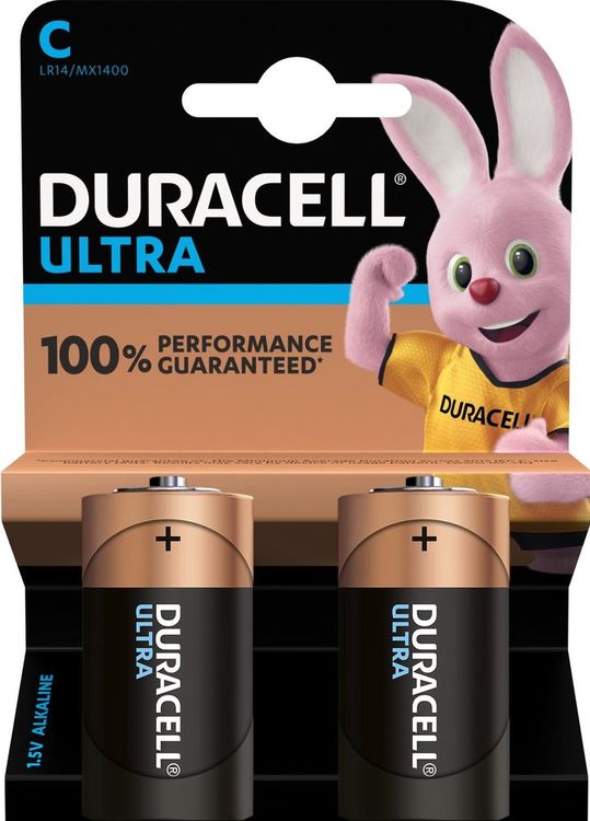 Duracell Ultra Power Alkaline C Batterij 1,5V