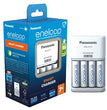 Panasonic Eneloop BQ-CC17 Ladegerät + 4 x R6/AA Eneloop 2000mAh BK-3MCDE