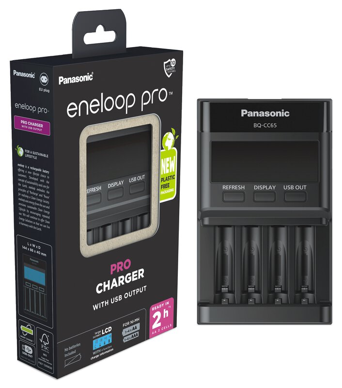 Panasonic Eneloop BQ-CC65 Snellader