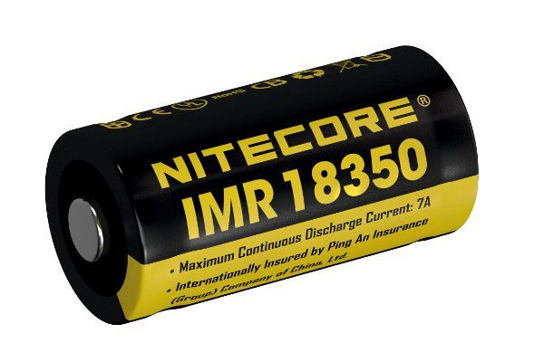 Batterie lithium-ion NiteCore IMR18350 3,7 V 700 mAh