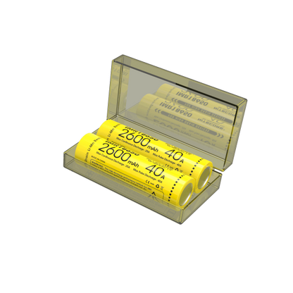 NiteCore IMR18650 Li-ion 3.7 V 2600 mAh/40A 2-Pack