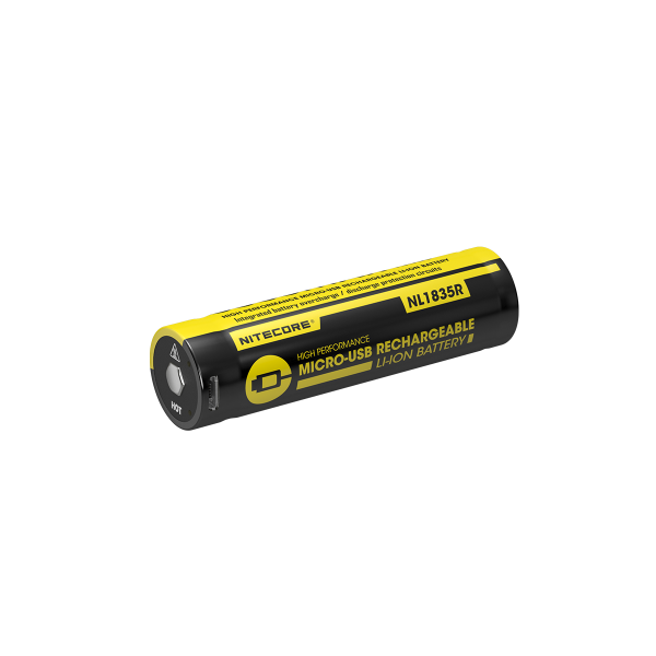 Batterie lithium-ion 18650 NiteCore NL1835R 3,6 V 3 500 mAh USB
