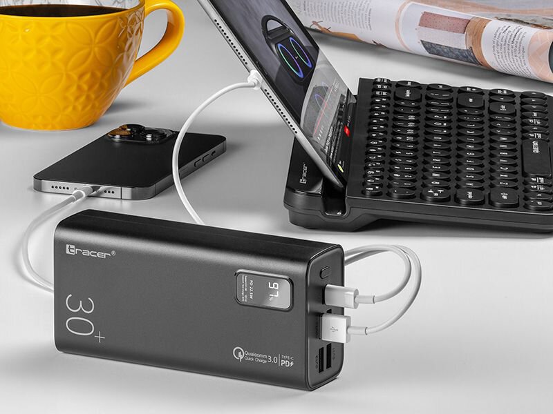 PowerBank Tracer KTM 47062 22,5W QC3.0 PD 30000mAh