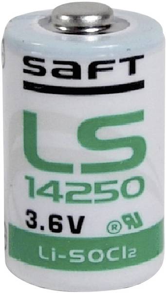 Saft LS 14250 1/2 AA Lithium 3.6 V 1200 mAh