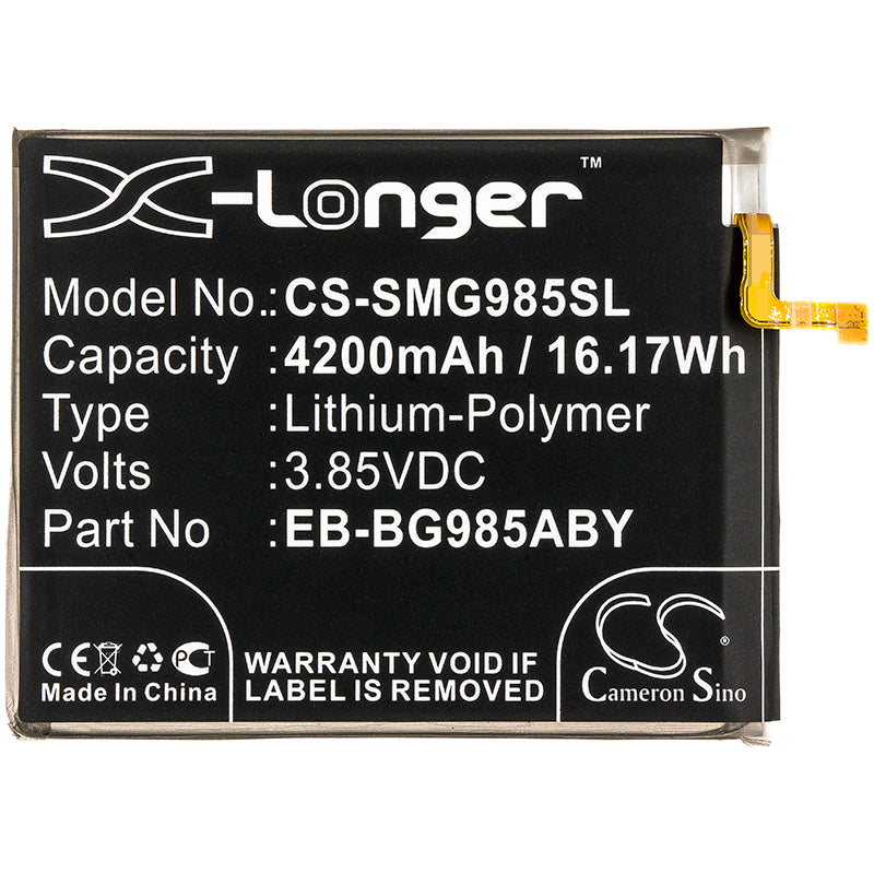 Batterie du smartphone Samsung Galaxy S20 Plus
