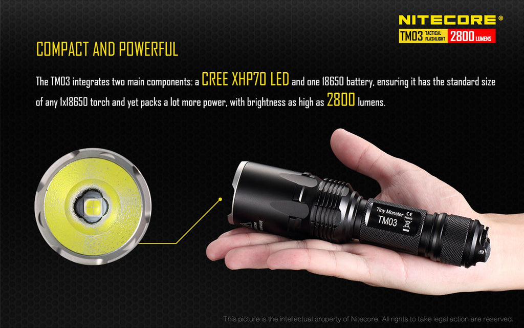 Lampe de poche Nitecore TM03