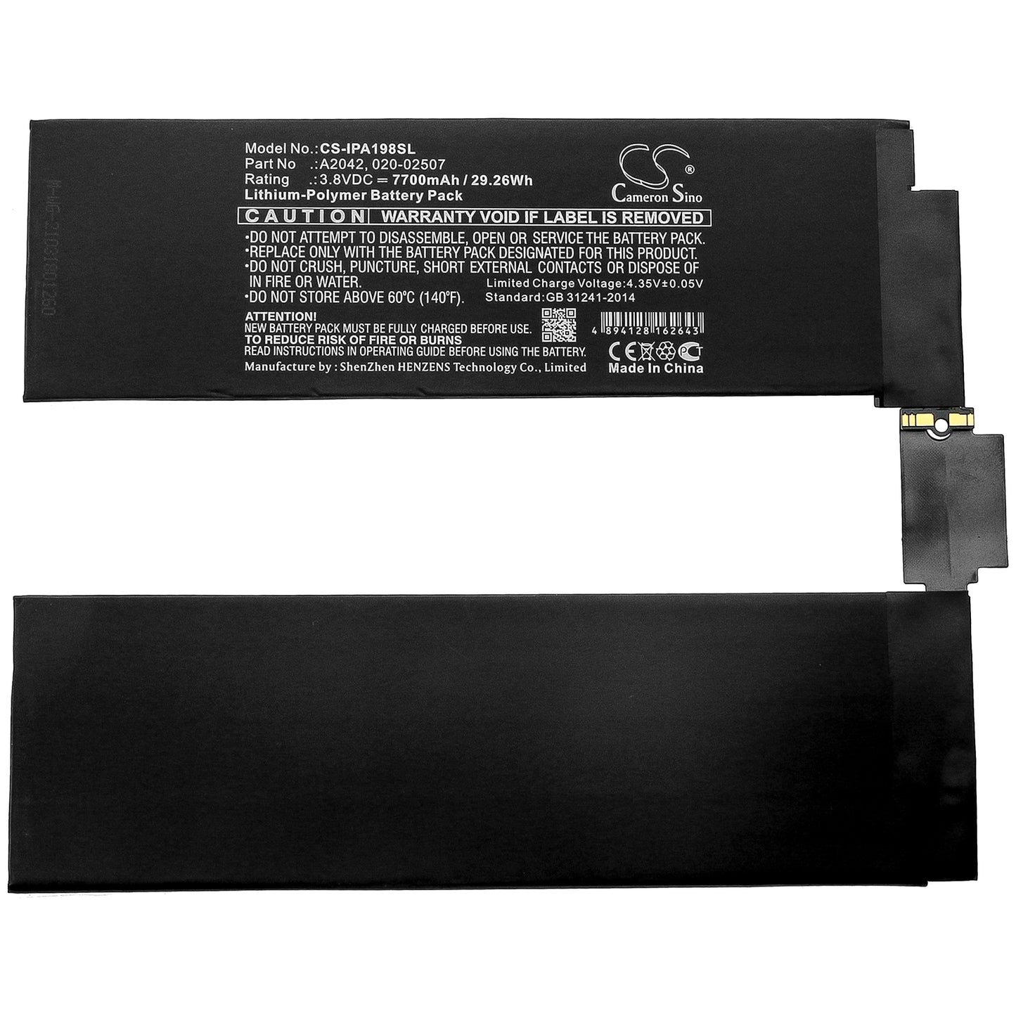 Batterie iPad Pro 11 2018 3e génération