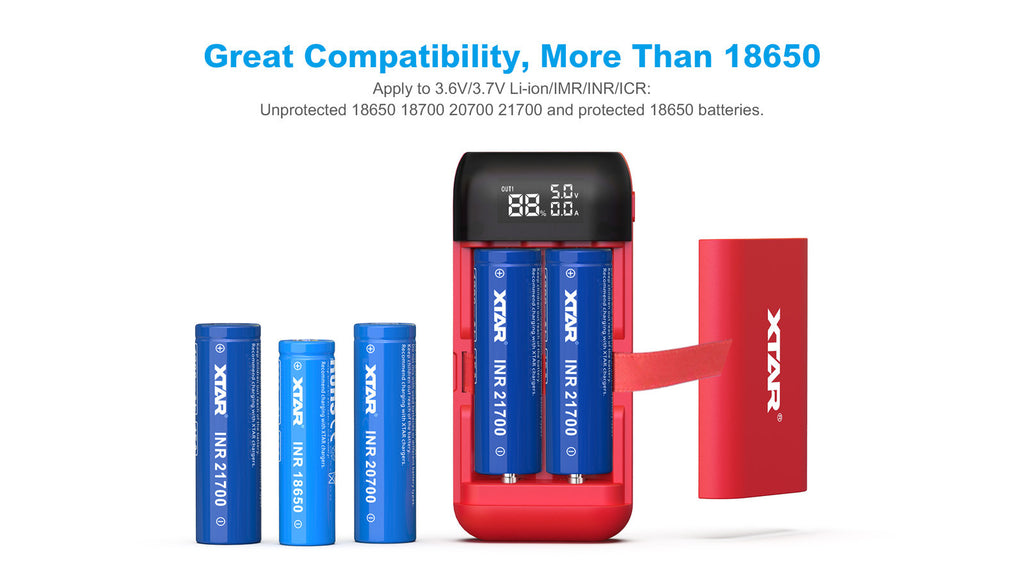 Chargeur/Powerbank Xtar PB2S