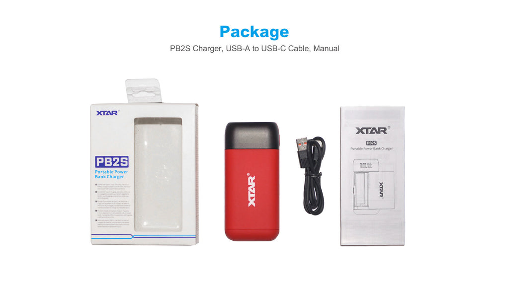 Chargeur/Powerbank Xtar PB2S