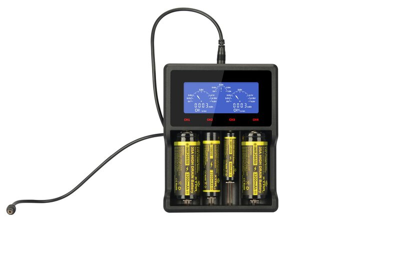 XTAR VC4 Ni-MH- und Li-Ion-USB-Ladegerät