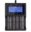XTAR VC4 Ni-MH- und Li-Ion-USB-Ladegerät