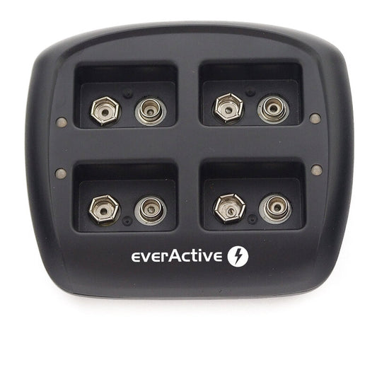 Chargeur professionnel everActive 4x 9V NC-109