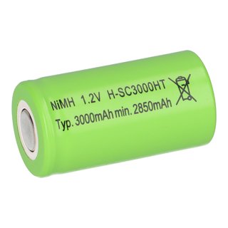 Batterie Mexcel Sub-C 1,2 V/3 000 mAh NS3000SCHT